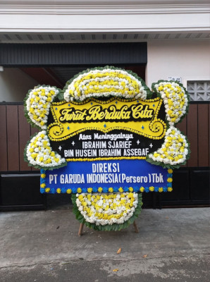 Papan Bunga Duka di Kampung Kelor